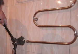 Демонтаж полотенцесушителя в ванной в Видном